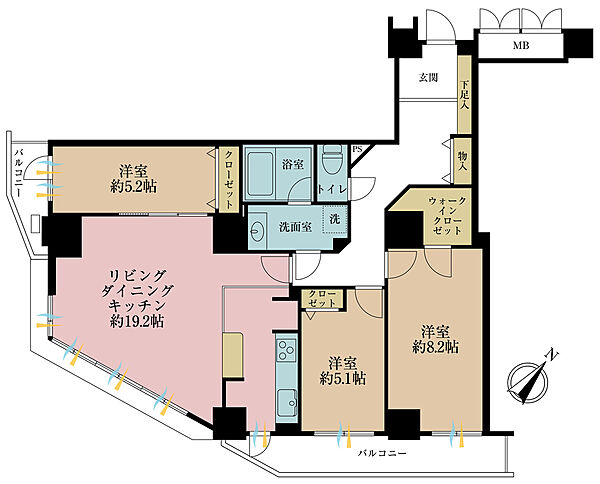 間取りを拡大表示