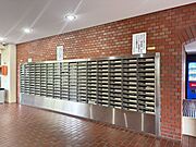 郵便受けも、きちんと管理されています。