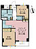 間取り：1LDK+S（納戸）、専有面積50.75m2、バルコニー面積3.04m2