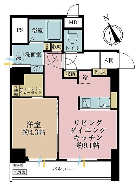 間取りを拡大表示