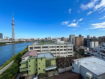 陽当たり・通風・開放感に恵まれた環境です。※CG加工により晴天にしています。