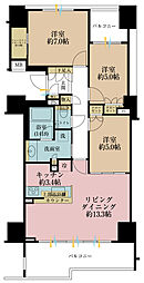 シティテラス目白C棟 3LDKの間取図画像