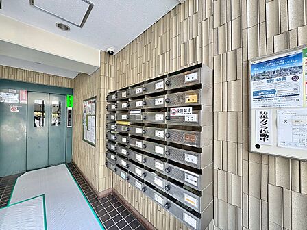 郵便受けも、きちんと管理されています。