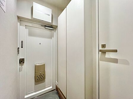 清潔感のある落ち着いた雰囲気の玄関です。
