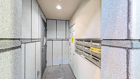 郵便受けも、きちんと管理されています。