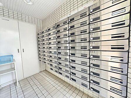 郵便受けも、きちんと管理されています。