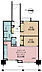 間取り：2LDK、専有面積60.31m2、バルコニー面積12.99m2