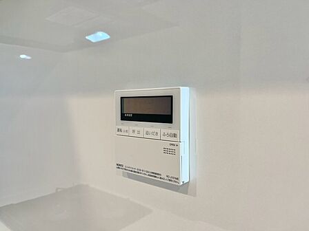 見やすい画面で操作しやすい給湯パネル。