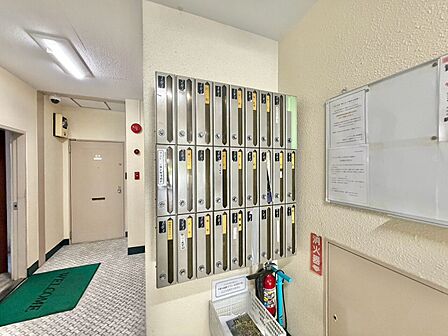 郵便受けも、きちんと管理されています。