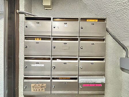 郵便受けも、きちんと管理されています。