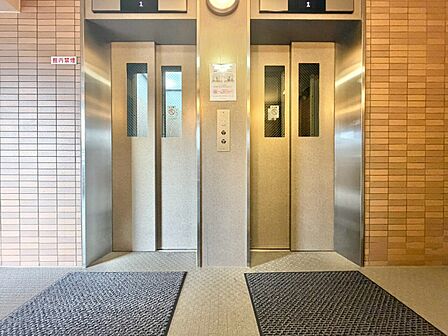 エレベーター完備のため荷物が多くなっても安心。
