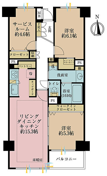 間取りを拡大表示