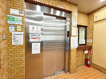 エレベーター完備のため荷物が多くなっても安心。