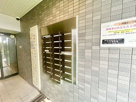 郵便受けも、きちんと管理されています。