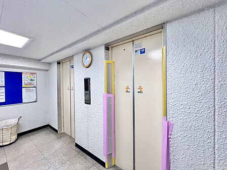 エレベーター完備のため荷物が多くなっても安心。