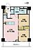 間取り：2LDK、専有面積57.96m2