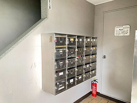 郵便受けも、きちんと管理されています。