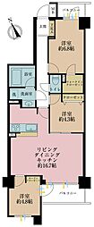 ナイスパークステイツ東陽町仙台堀川公園 3LDKの間取図画像