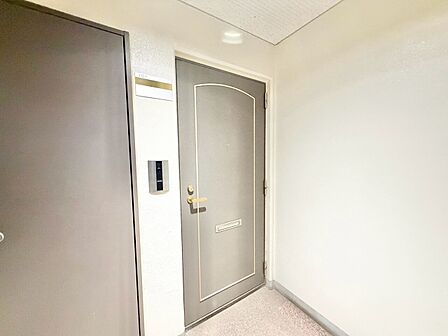清潔感のある落ち着いた雰囲気の玄関です。
