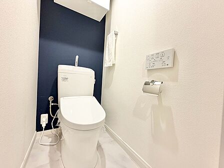 清潔感の高いお手洗い。
