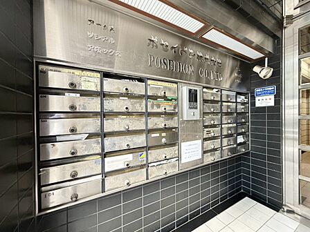 郵便受けも、きちんと管理されています。