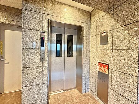 エレベーター完備のため荷物が多くなっても安心。