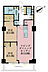 間取り：2LDK、専有面積50.76m2、バルコニー面積5.4m2