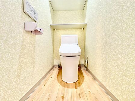 清潔感の高いお手洗い。