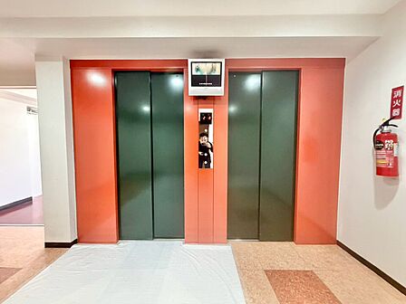 エレベーター完備のため荷物が多くなっても安心。