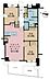 間取り：3LDK、専有面積55.41m2、バルコニー面積3.12m2
