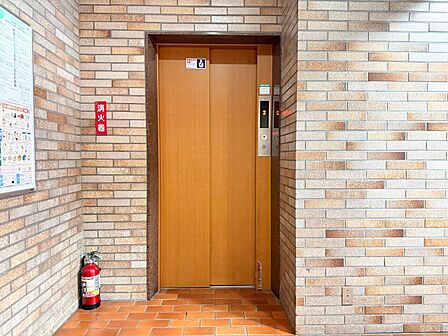 エレベーター完備のため荷物が多くなっても安心。