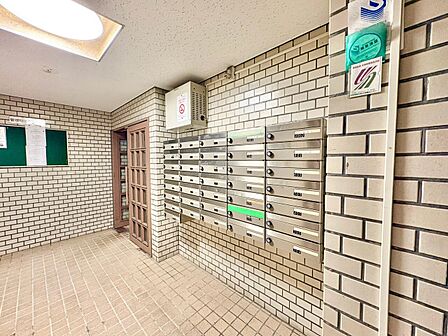郵便受けも、きちんと管理されています。