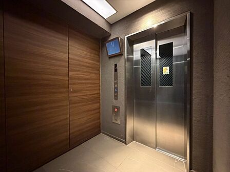 エレベーター完備のため荷物が多くなっても安心。