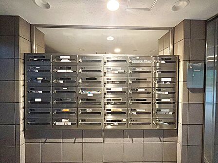 郵便受けも、きちんと管理されています。