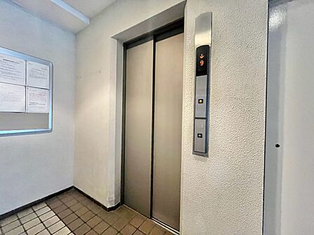 エレベーター完備のため荷物が多くなっても安心。