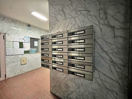 郵便受けも、きちんと管理されています。