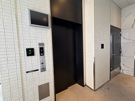 エレベーター完備のため荷物が多くなっても安心。