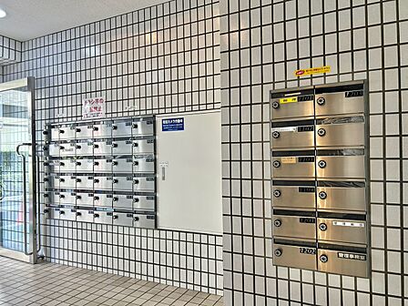 郵便受けも、きちんと管理されています。