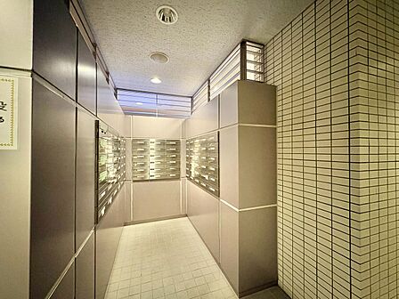 郵便受けも、きちんと管理されています。