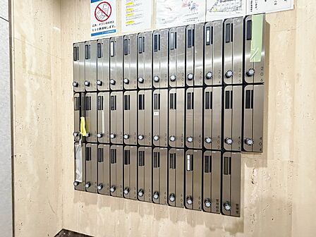 郵便受けも、きちんと管理されています。