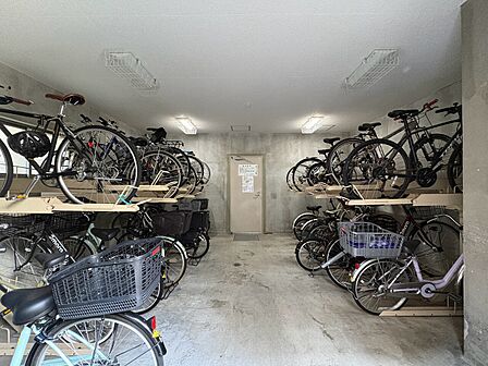駐輪場も綺麗に整頓されています。※空き状況は都度ご確認下さい。
