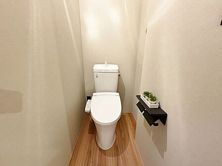 清潔感の高いお手洗い。