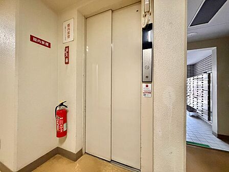 エレベーター完備のため荷物が多くなっても安心。
