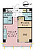 間取り：1LDK、専有面積40.32m2