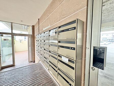 郵便受けも、きちんと管理されています。