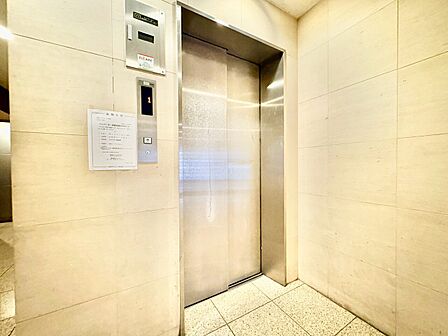 エレベーター完備のため荷物が多くなっても安心。