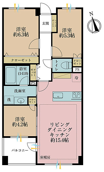 間取りを拡大表示