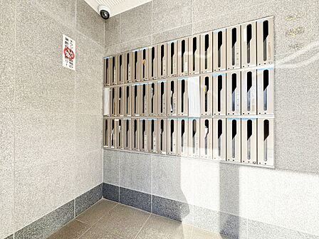 郵便受けも、きちんと管理されています。