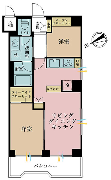 間取りを拡大表示