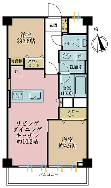 間取りを拡大表示